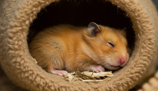 ハムスターが横向きで寝てる！もしかして病気？【原因と対策】